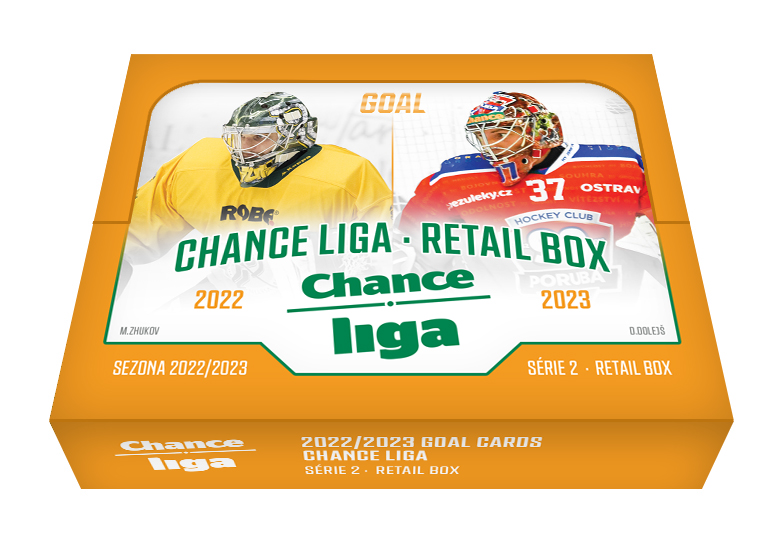 2022-23 Goal Cards Chance Liga Serie 2 Hockey Retail Box